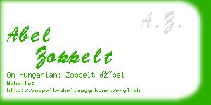 abel zoppelt business card